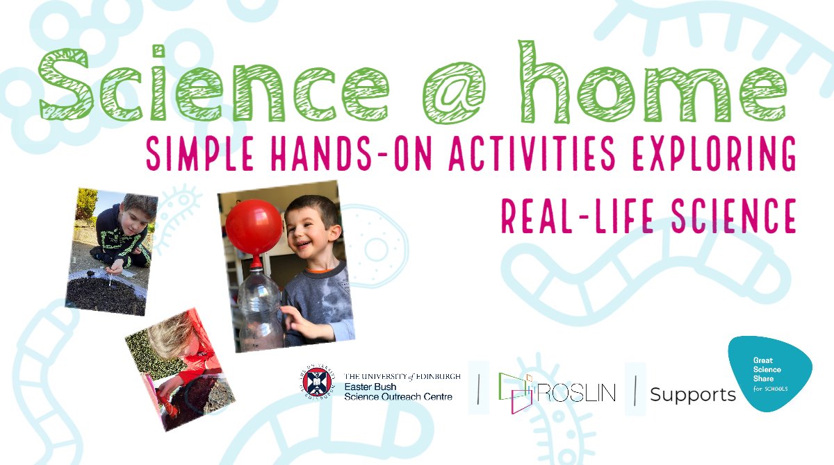 EBSOClab's tweet image. Free #ScienceAtHome investigation packs featuring our @roslininstitute scientists!
 🔗Click here edin.ac/2XgQ3BN
🤔Choose your investigation
📖Download the workbook
👀 Follow the instructions
🏆 Collect your certificate
🌈Have fun &amp;amp; share your investigations with us!