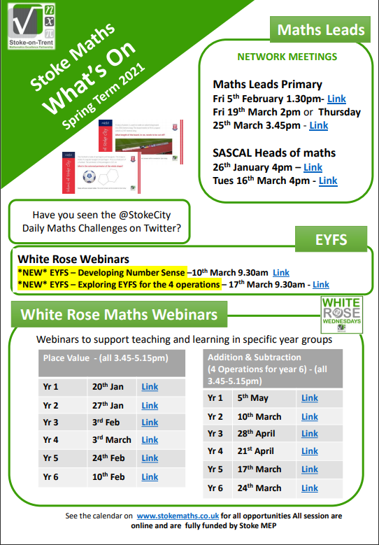 StokeMEP's tweet photo. Stoke Maths -  What's on this term - out soon https://t.co/ySfutiRfii