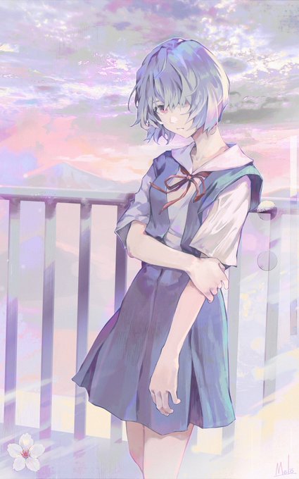 「青いスカート 半袖」のTwitter画像/イラスト(人気順)