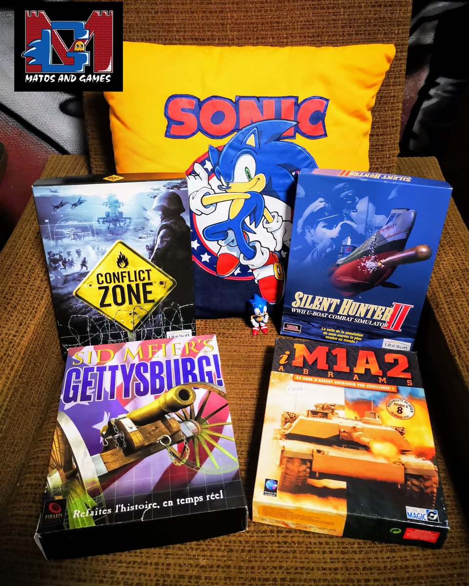 MatosandGames's tweet photo. De nouveau les Bigbox PC s'affichent dans le Shop ๐
#retrogaming #pcbigbox #confictzone #silenthunter #gettysburg #m1a2abrams #matosandgames https://t.co/0xskSwmZge
