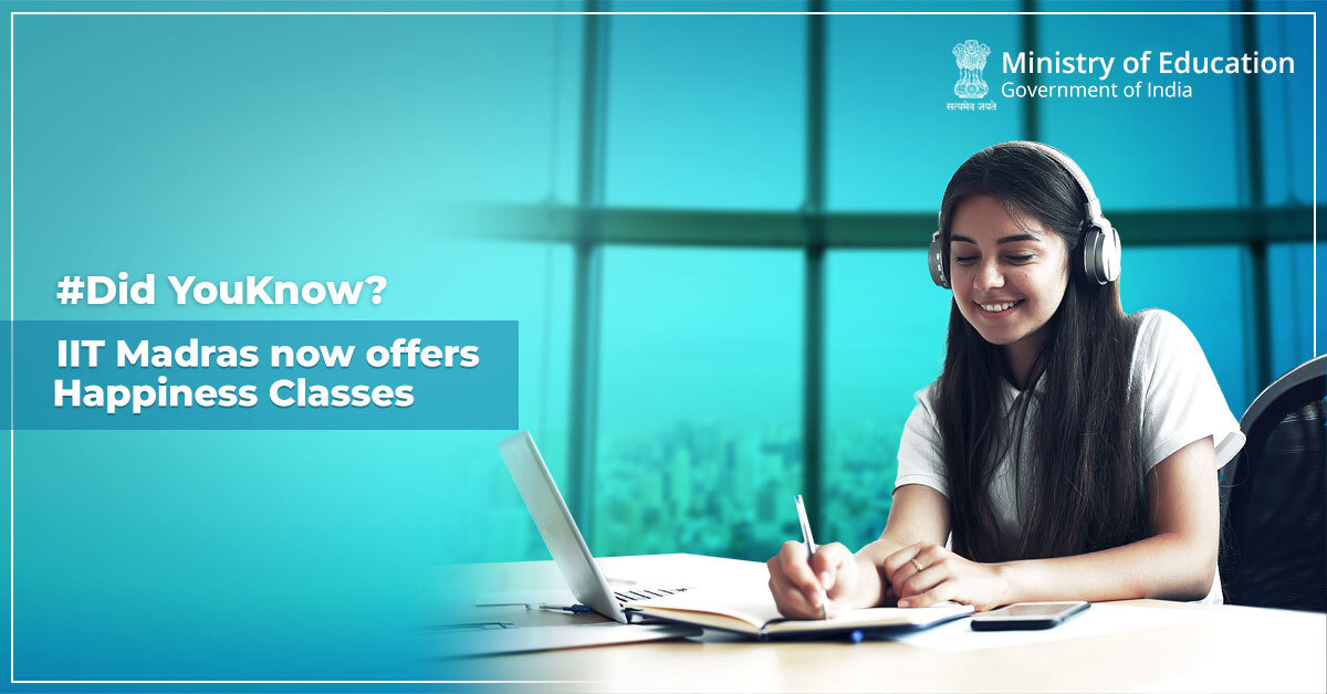 ASEAN_IIT's tweet photo. IIT-ians have packed schedules with courses, conferences, presentations, seminars, and research projects. To relieve the stress and approach their college life in high spirits and with a positive outlook, IIT Madras has launched "happiness courses". https://t.co/o1PEnXynR2