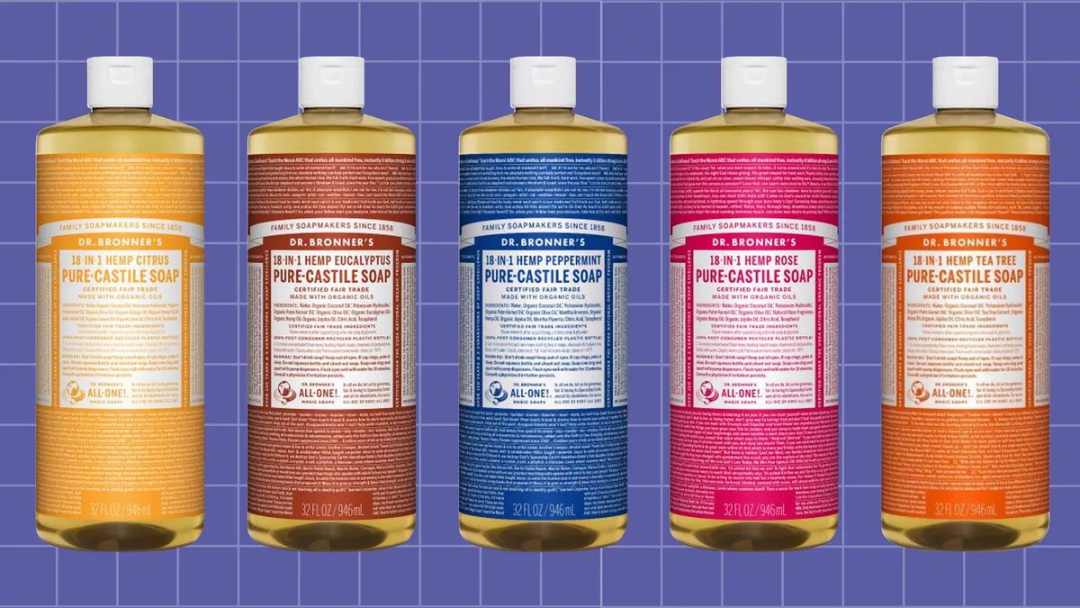 Carolafontant's tweet photo. Packaging is a great tool to communicate your brand’s mission. Who has read a whole bottle of Dr. Bronner? #EverythingIsMedia https://t.co/eCLGiohvtb