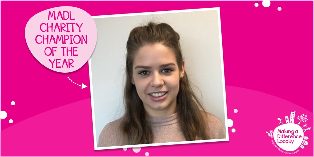 Our Charity Champion 2020! Congratulations and thank you Eloise. Selfless and determined to help others you have made such a difference to so many people. Awesome ⁦<a href="/NisaRetail/">Nisa Retail</a>⁩ ⁦<a href="/MADLcharity/">MADL</a>⁩