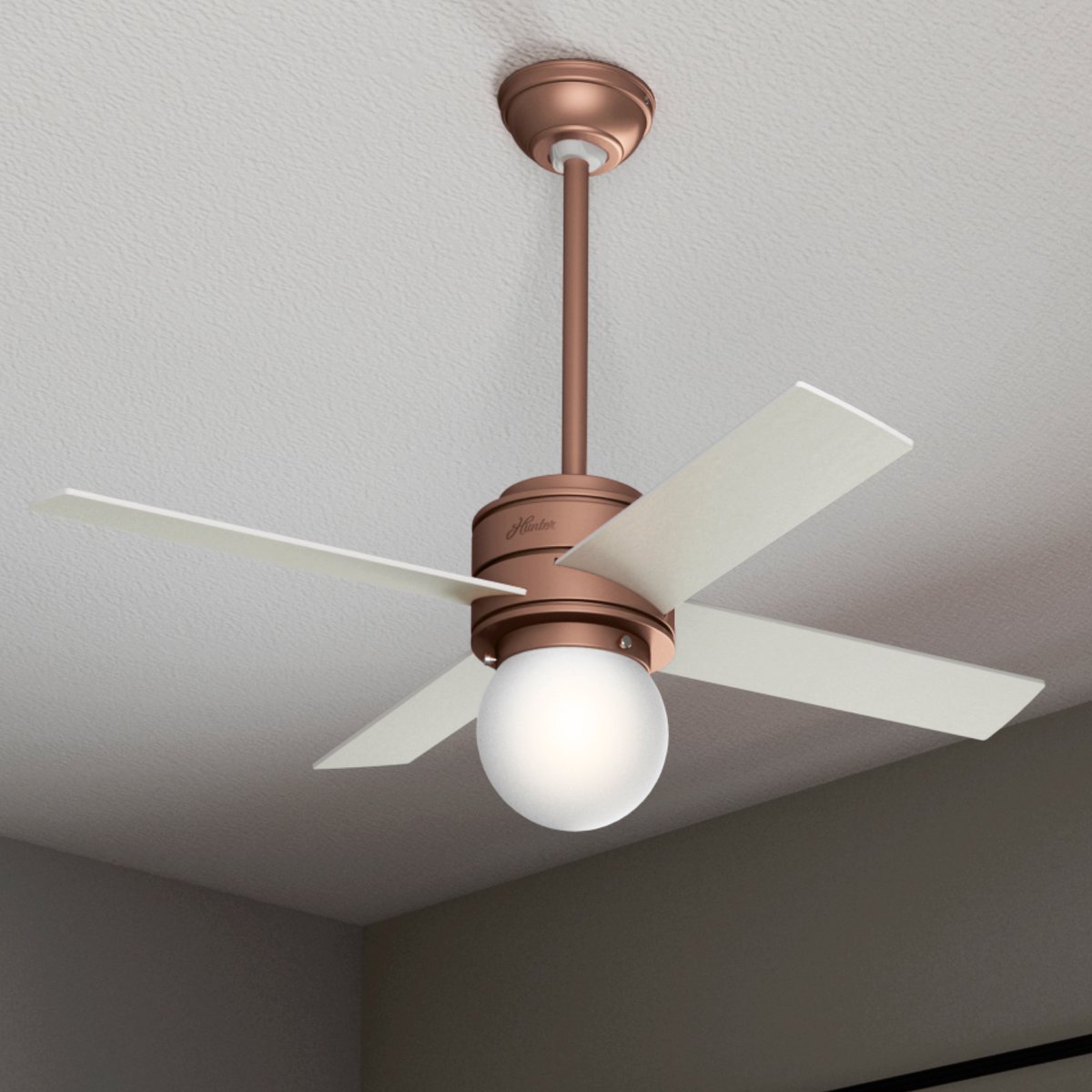 lights_online's tweet image. Vintage style + Modern touches = The Hepburn ceiling fan from @HunterFanCo

We love its cool satin copper finish!

Shop now at lightsonline.com/hunter-50277-f…

#CeilingFan #CeilingFans #CopperFinish
