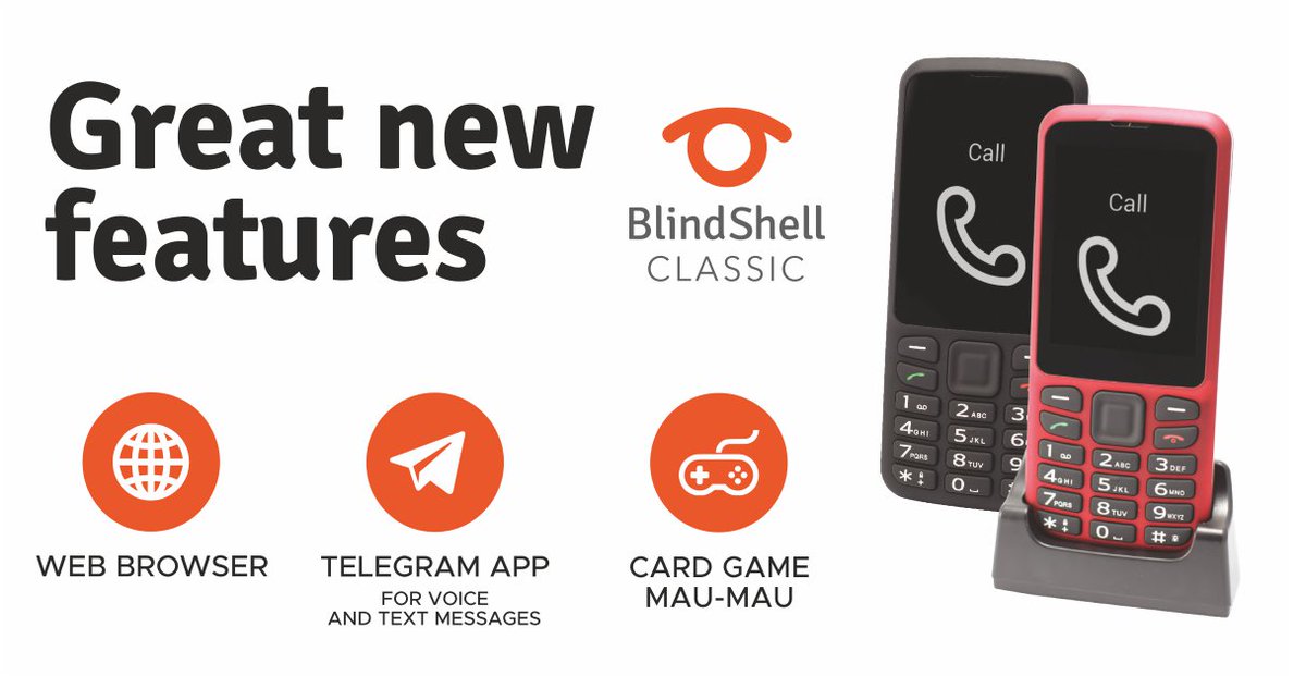 BlindShell tweet media