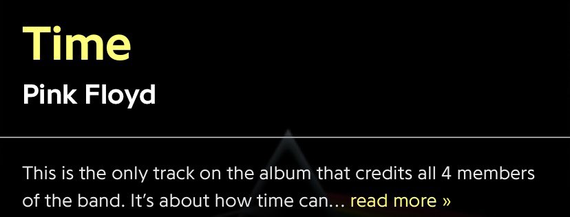 the parallels in invisible string