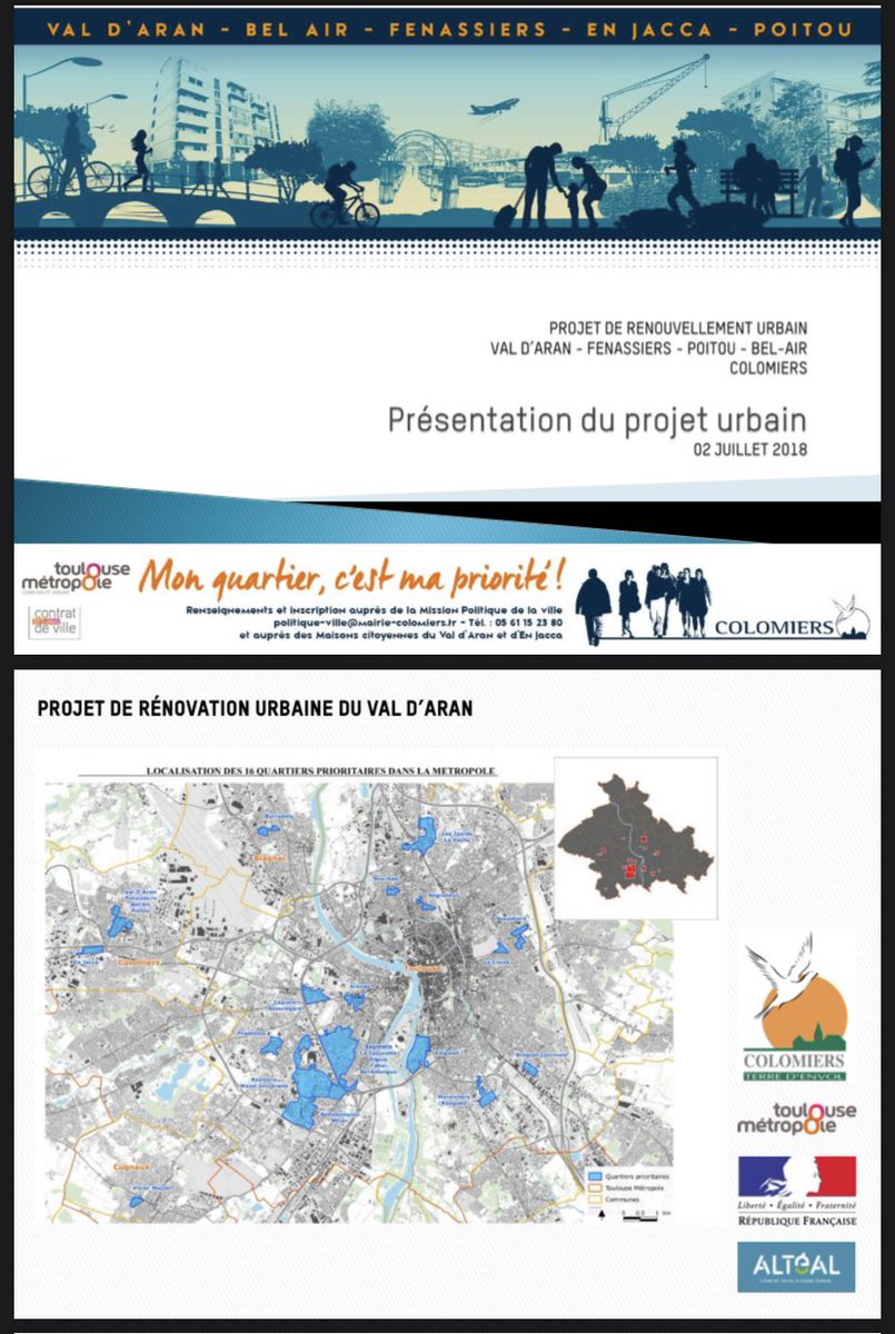 CognardGaetan's tweet photo. Visite du quartier politique de la ville Val d’Aran sur @Colomiers31 de @TlseMetropole. Merci à @KTravalMichelet et @lcasalis de l’accueil et la présentation in situ du projet de rénovation urbaine pour améliorer le quotidien des habitants  #alteal infos➡️ https://t.co/bIyGrnzEKp https://t.co/KfTqCAPtvM