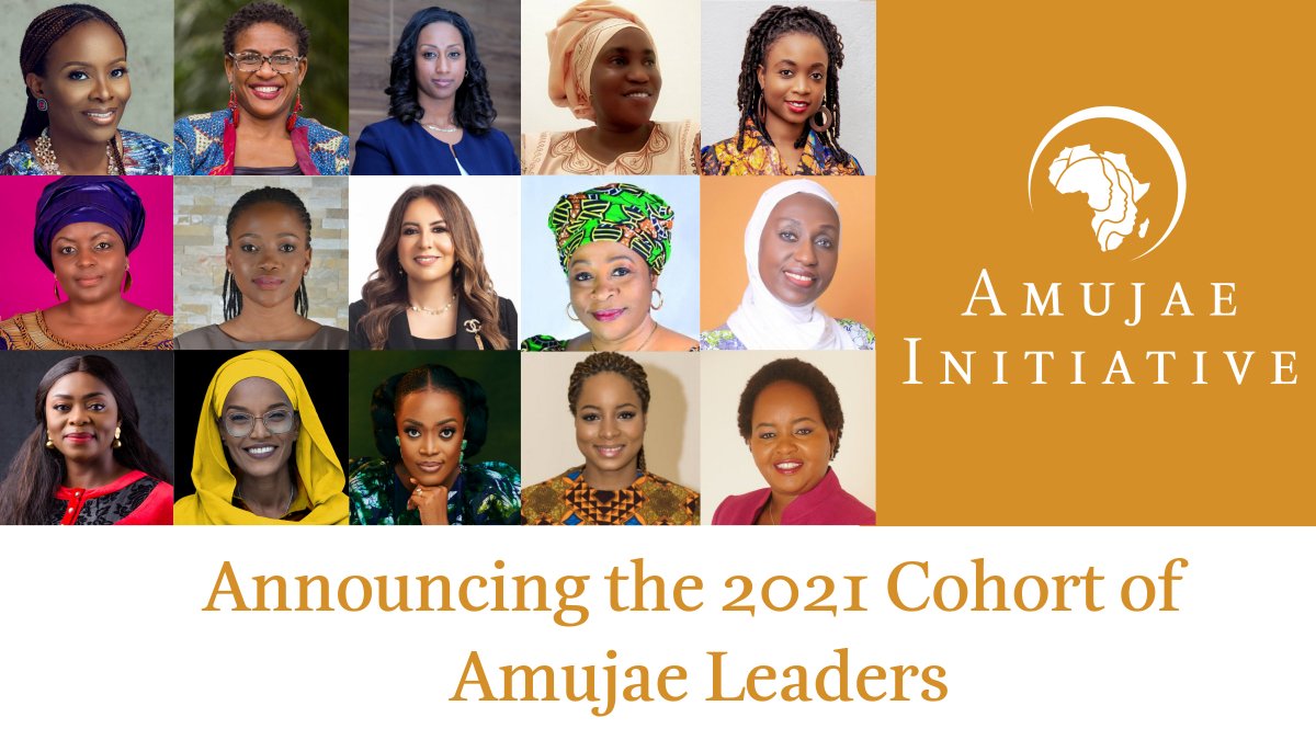 The EJS Center is delighted to announce the second cohort of accomplished African women to join our flagship program, the Amujae Initiative. You can learn more about this dynamic group of 15 women leaders here: bit.ly/2N8yB1a #AmujaeLeaders