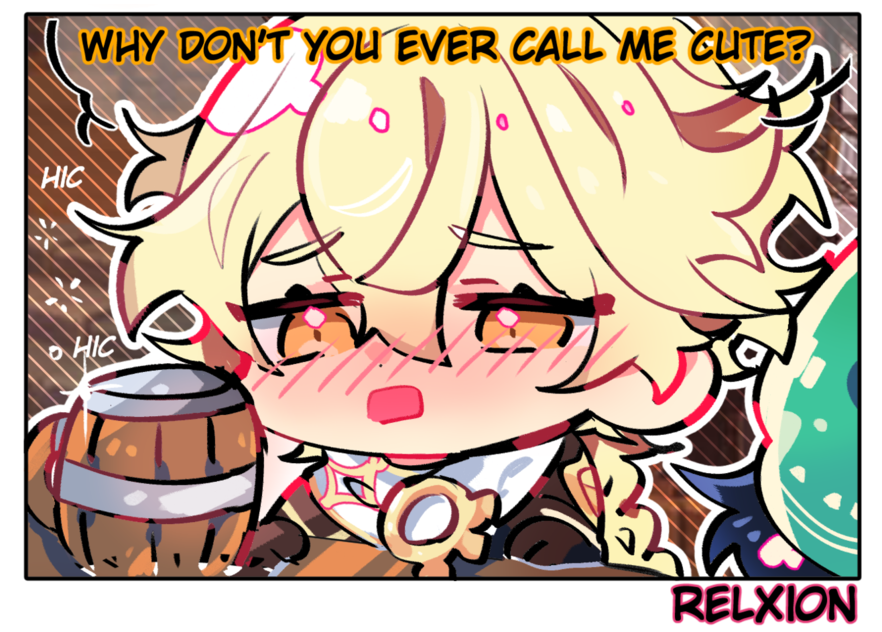 Drunk Aether🍷🍾 #Genshin_Impact #genshinimpactfanart 