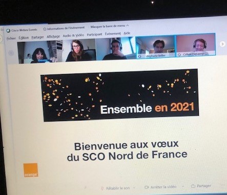 Les premiers vœux digitaux du Service Client Nord ! 
Merci à tous pour votre engagement. Ce que nous avons réalisé et traversé cette année inédite va nous aider à être encore plus fort en 2021. #fierté de notre SCOllectif ! <a href="/OrangeHDF/">Orange Hauts-de-France</a> <a href="/OrangeGrandEst/">Orange Grand Est</a> <a href="/LudovicGuilcher/">Ludovic Guilcher</a>
