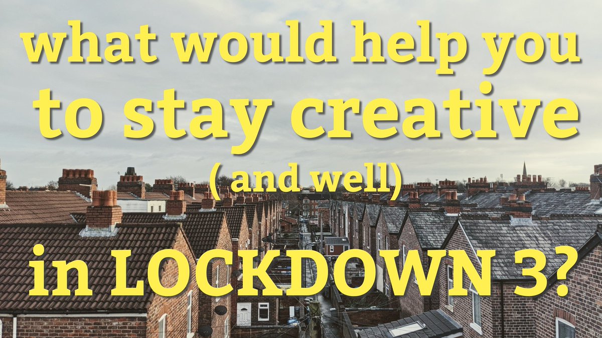 OTcreativespace's tweet photo. We're a week in to #Lockdown3 ... How are you all doing?
At OT creative SPACE we aim to support creativity in our Old Trafford Community in all times !!
What would help you in this time?
#oldtrafford #creativity #community #staycreativeOT #staywell #staysafe #Lockdown3 https://t.co/OvV1uNdClm
