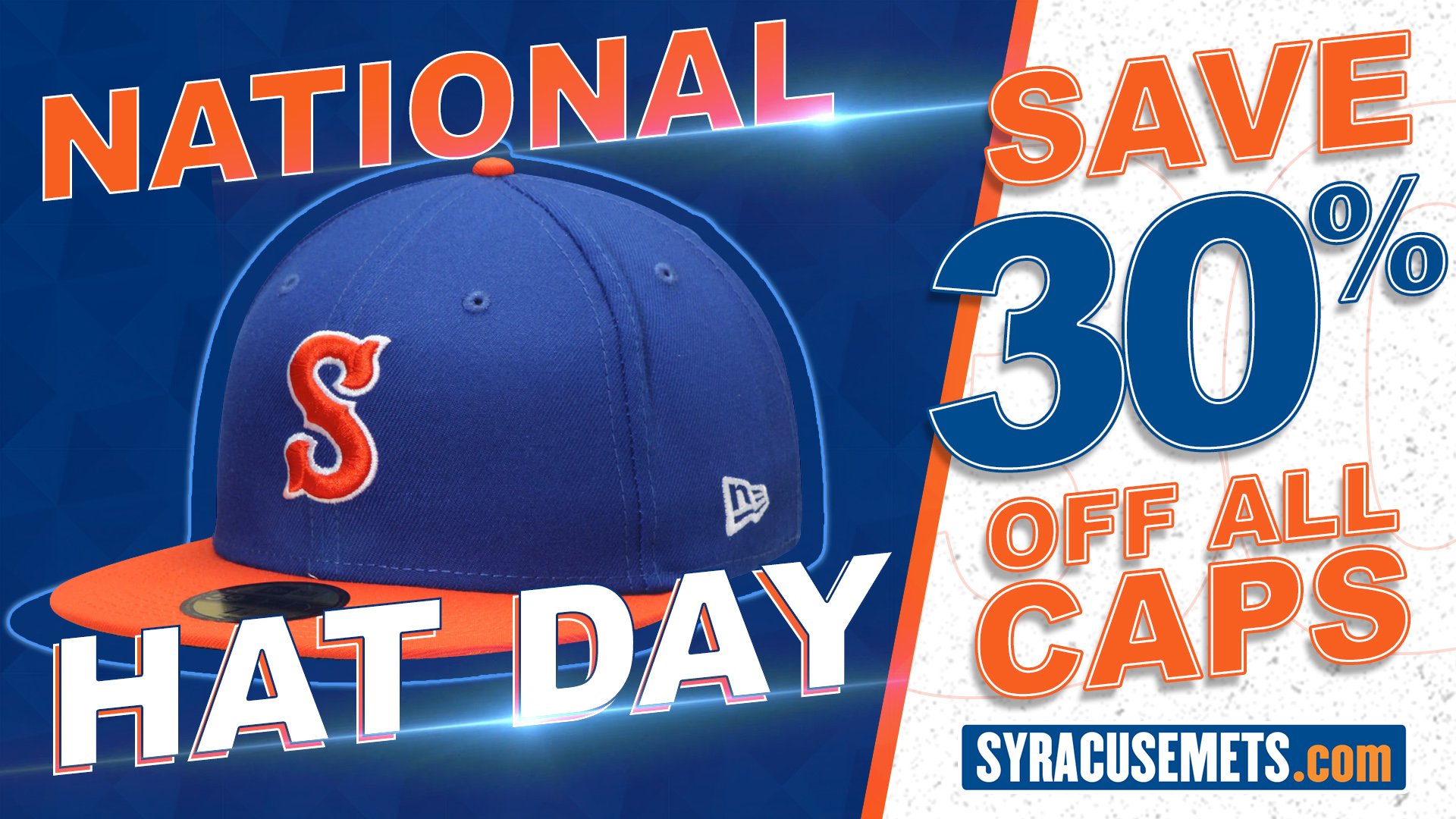 Syracuse Mets on X: Today is #NationalHatDay and we're giving