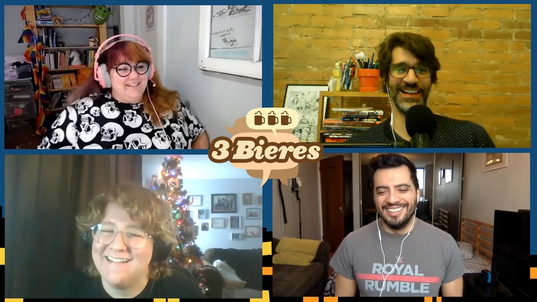 Des animaux cutes? De la coquetterie? Des coming outs? On jase de TOUT dans le dernier épisode de @3Bières avec @cocobelliveau et @marie_est_cool !⁠

📺 Youtube: youtu.be/fXAE-MMEKJA

🎧 Spotify: open.spotify.com/show/63EUTa0nW…

💗 Patreon: patreon.com/3bieres