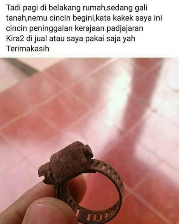 Lu semua pada gak tau kalo ni cincin punya sejarah yang menakjubkan
