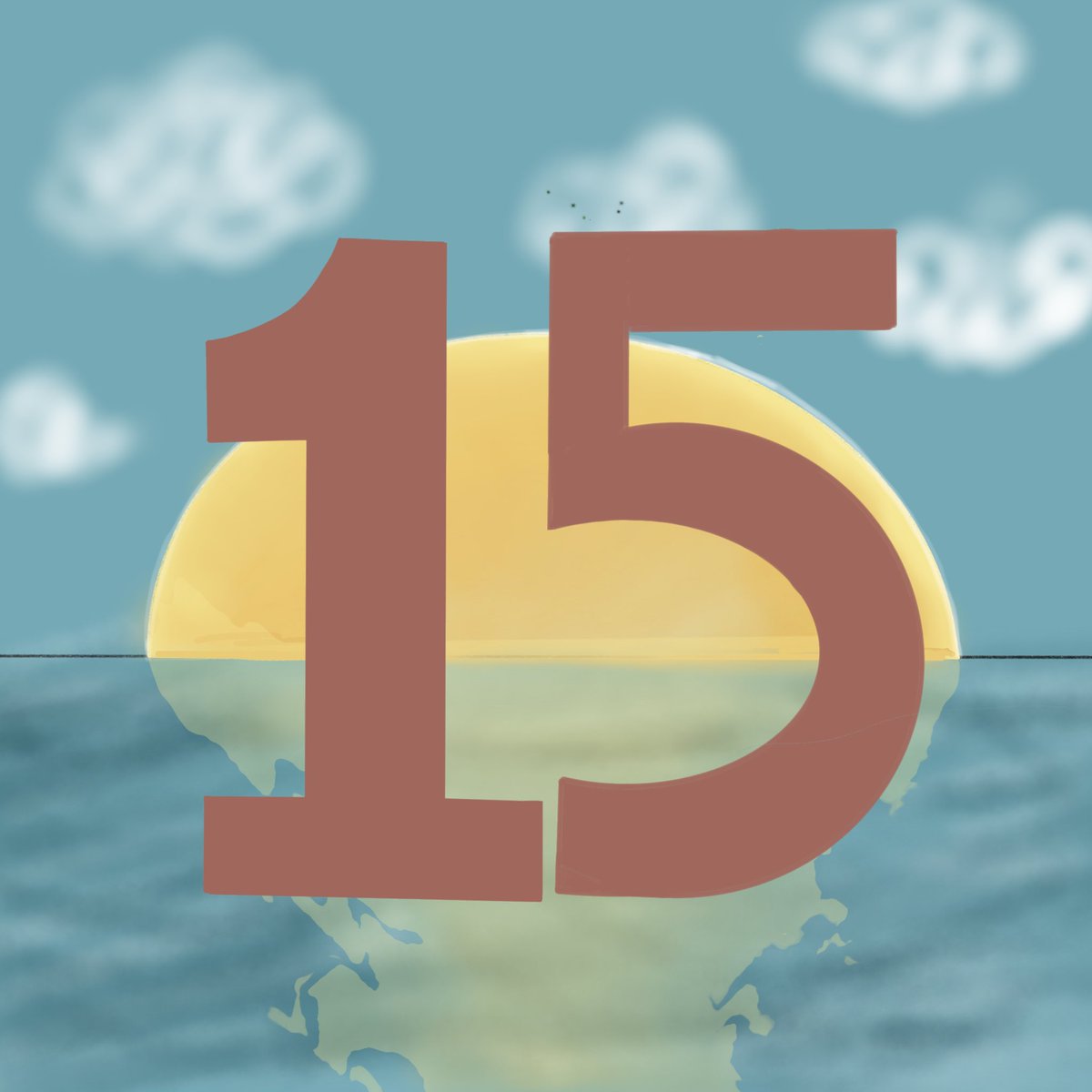 🌅15 days to go! 🎇 I missed day 16. I just wasn’t feeling like doing any type or art yesterday. I make these countdown on the same day in the morning. I like the designs to be organic and spontaneous. 

Etsy shop opens on January 30th!
LINK IN MY BIO!