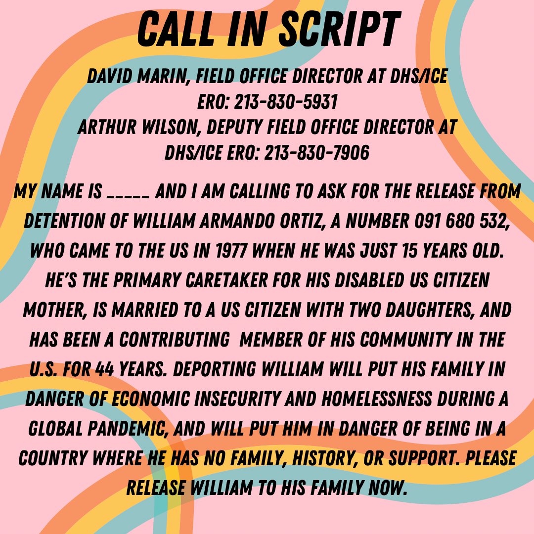 LA_NeverAgain's tweet photo. William Ortiz was detained by ICE on friday Jan 8th in front of his house in Silver Lake. He is now at a detention center and at risk of deportation any day. Sign our petition and call ICE to demand they #FreeWilliam now. https://t.co/pjns9KDOZd