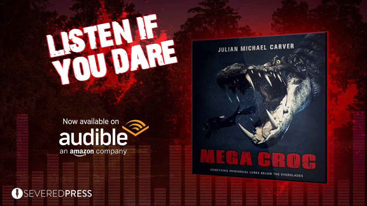 JulianMCarver's tweet photo. #horror #creaturefeature #megacroc #audiobook 

The audiobook for MEGACROC has landed on audible! Love creature-features like Lake Placid or Blood Surf? Give MEGACROC a try! Prequel novella coming in 2021. https://t.co/grkaINnWzd