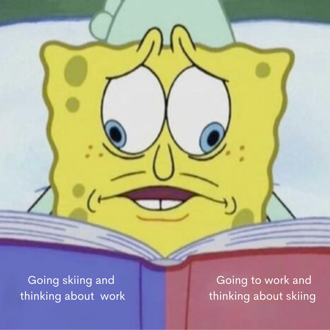 skiNsee's tweet photo. A never ending debate we have especially on Friday 😂

#skinsee #skimeme #skimemes #spongebobmeme #meme #skiday #skidaybestday #fridaymood #friday #happyweekend https://t.co/VTwe7Xtagw