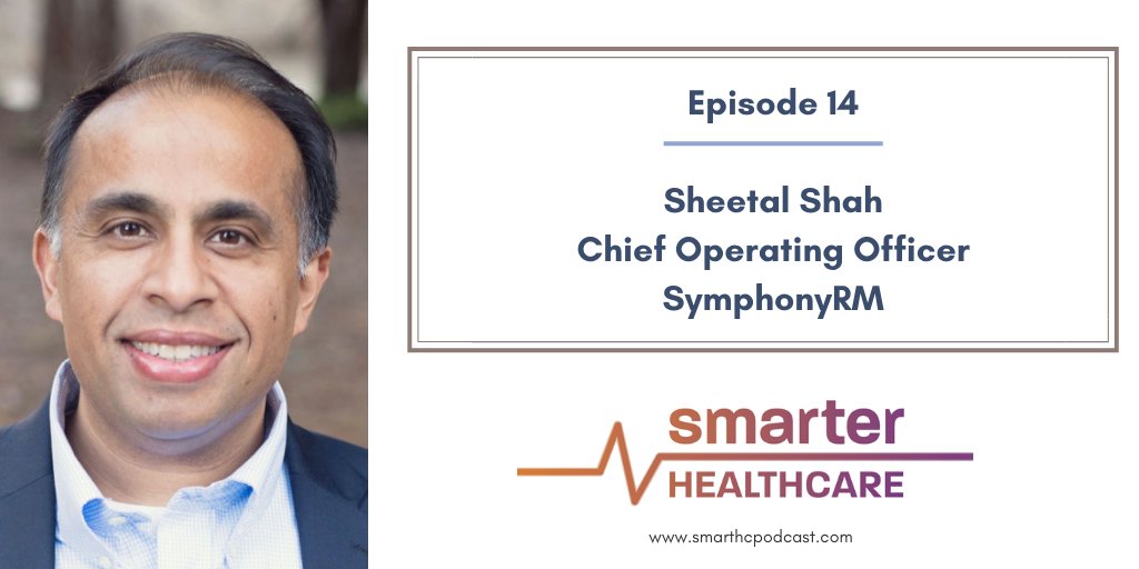 SmartHCPodcast's tweet photo. New year, new episode! Listen at https://t.co/ad2TN4JOQR or on your favorite #podcast app as host @ksucich talks to @sheetalshah of @SymphonyRM about using #AI for #patientengagement. Please subscribe, rate, and review! Thanks to our sponsor @DI_tweet for your support. https://t.co/N0M9RM6dDk