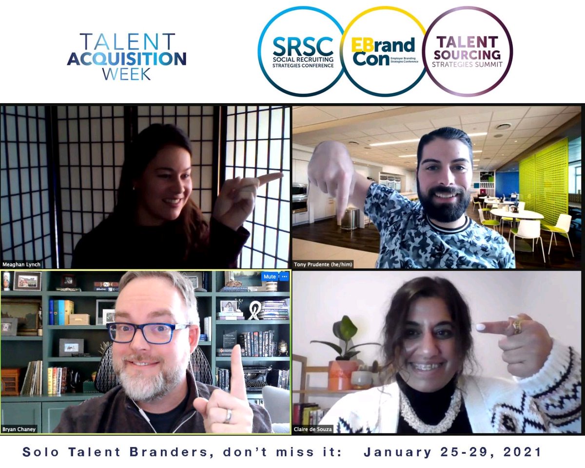 Who's got all the answers for 👉
employer branding and recruitment marketing? 👈 

If you're a solo talent brander, you're used to being the go-to person for... well, everything.

Find out more about the #TA_Week agenda in the thread and DM me for a discount code. 👇