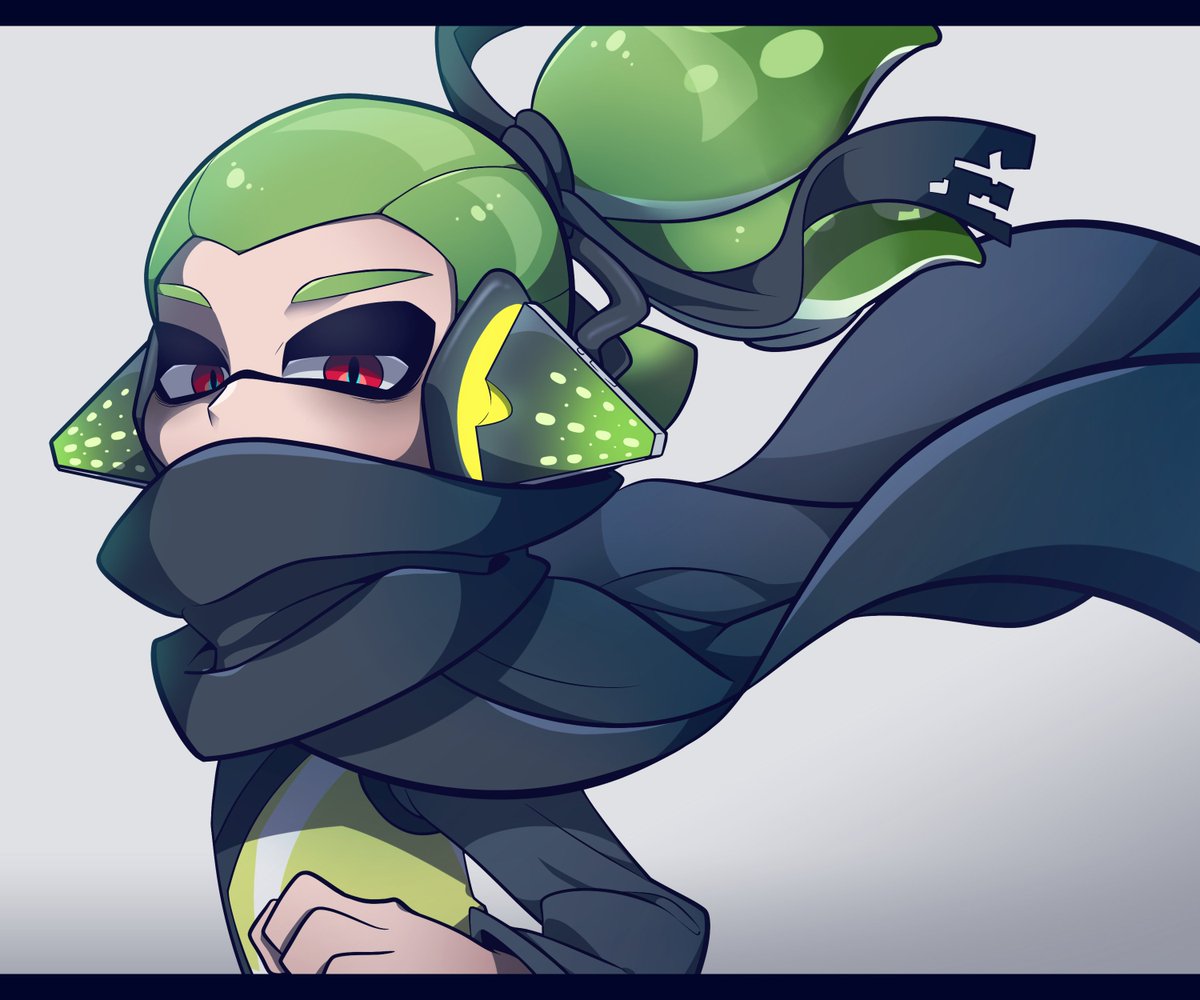 インクリング ,イカボーイ(スプラトゥーン) 「3ご 」|ぅゎぉのイラスト