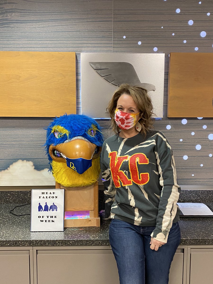 This week’s Head Falcon goes toJen Wasson to be the next Head Falcon. Jen is always willing to help anyone in anyway she can with a great disposition and sense of humor with just about everything she does!