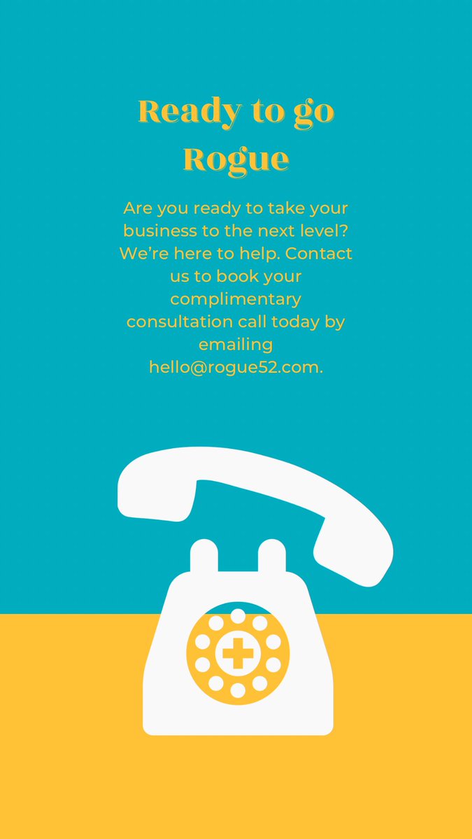 rogue52mktg's tweet photo. Did you know we offer free consultation calls for #yeg businesses? DM or email us to get started on your marketing journey with us today. #yegmarketing #yegbusiness #yegbiz https://t.co/Lc3CkL3SGv