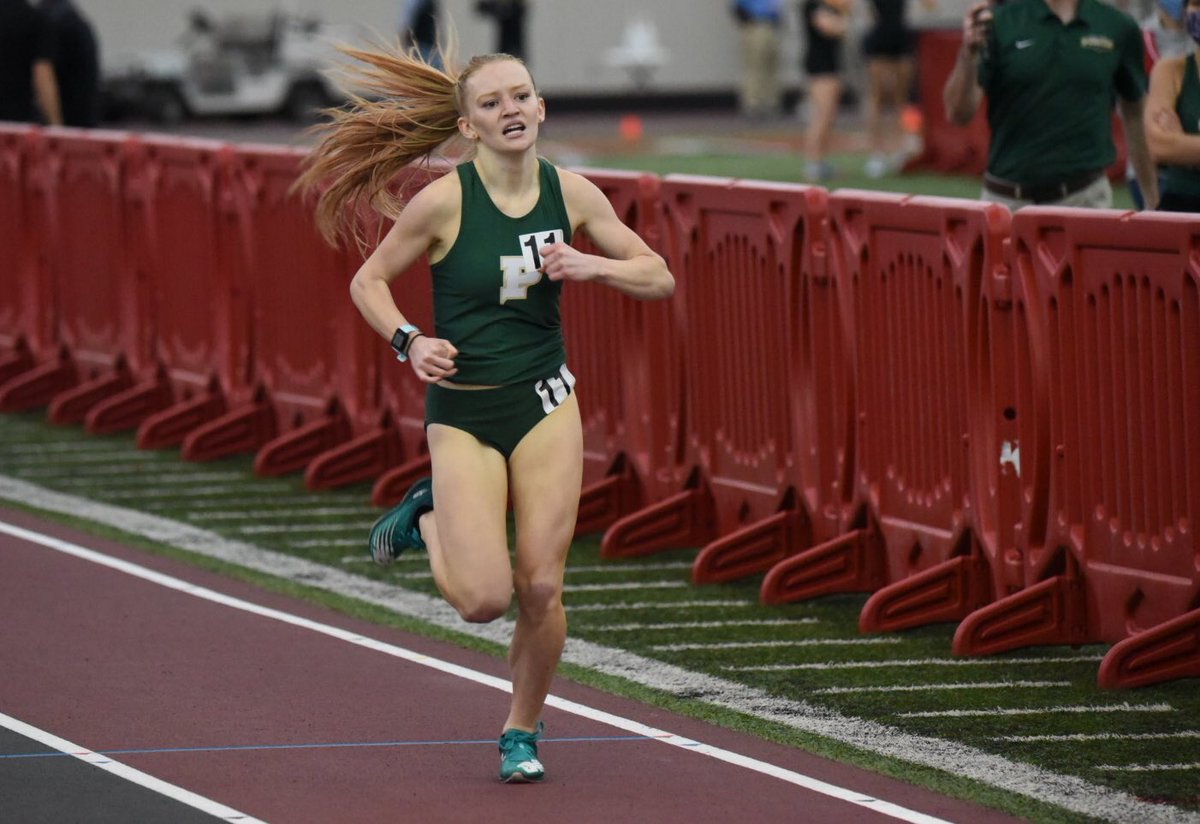 PointParkSports's tweet photo. When you run your first sub-5 minute mile. Alyssa Campbell 4:58.61 for 2nd Place in the mile at @YSUTrackFieldXC. Great way to start off women’s distance session for @pointparkxctf #PPUTF #1BigTeam #DowntownU #RunU https://t.co/PmcypPuDeE