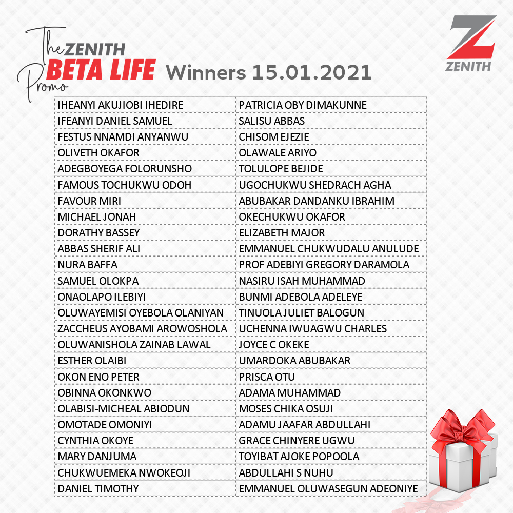 Zenith Bank tweet media