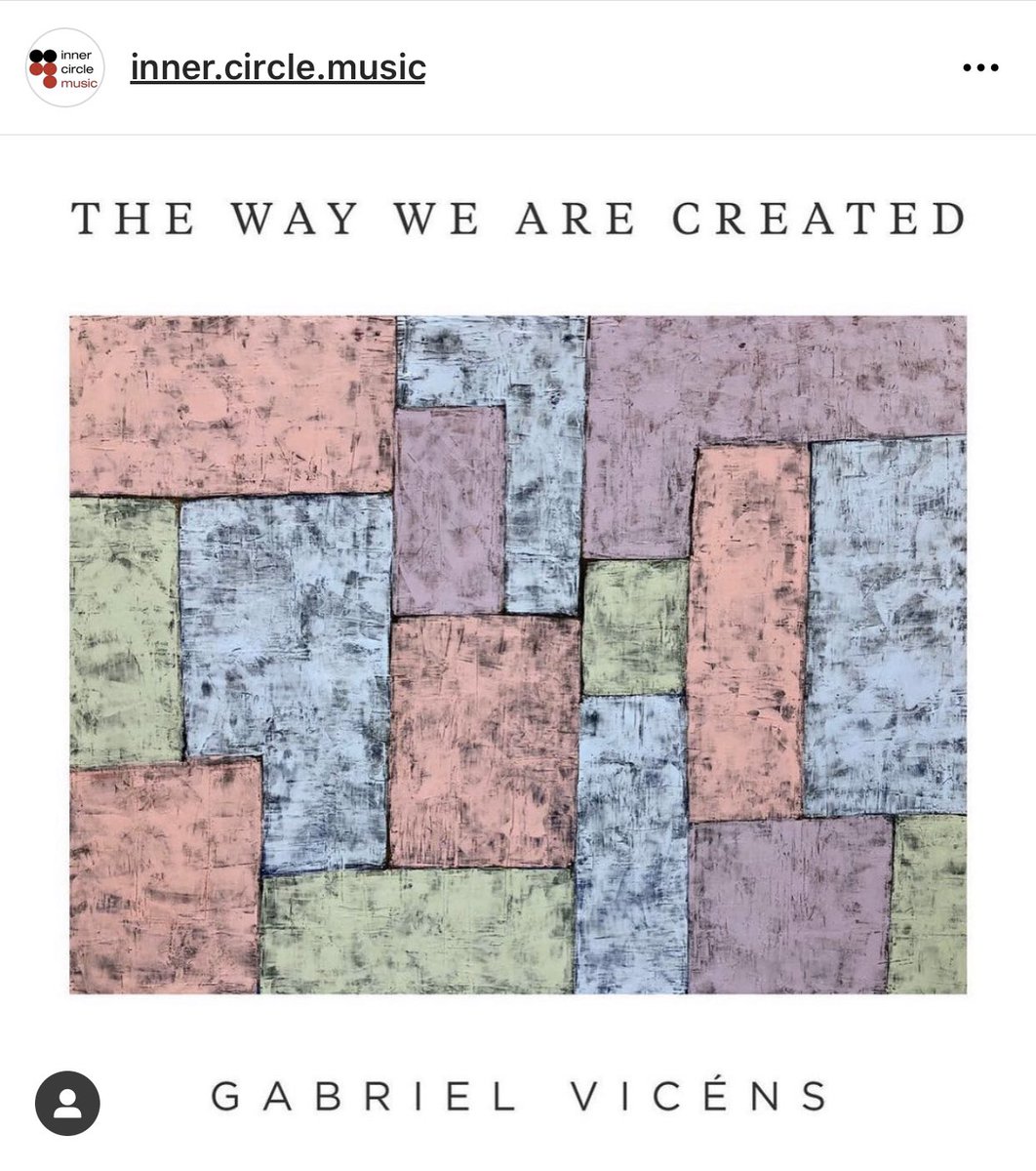 #GabrielVicens Album release today, January 15th 2021. The Way We Are Created <a href="/e/">e</a>.j.strickland #romanfiliu @glennzaleski #rickrosato