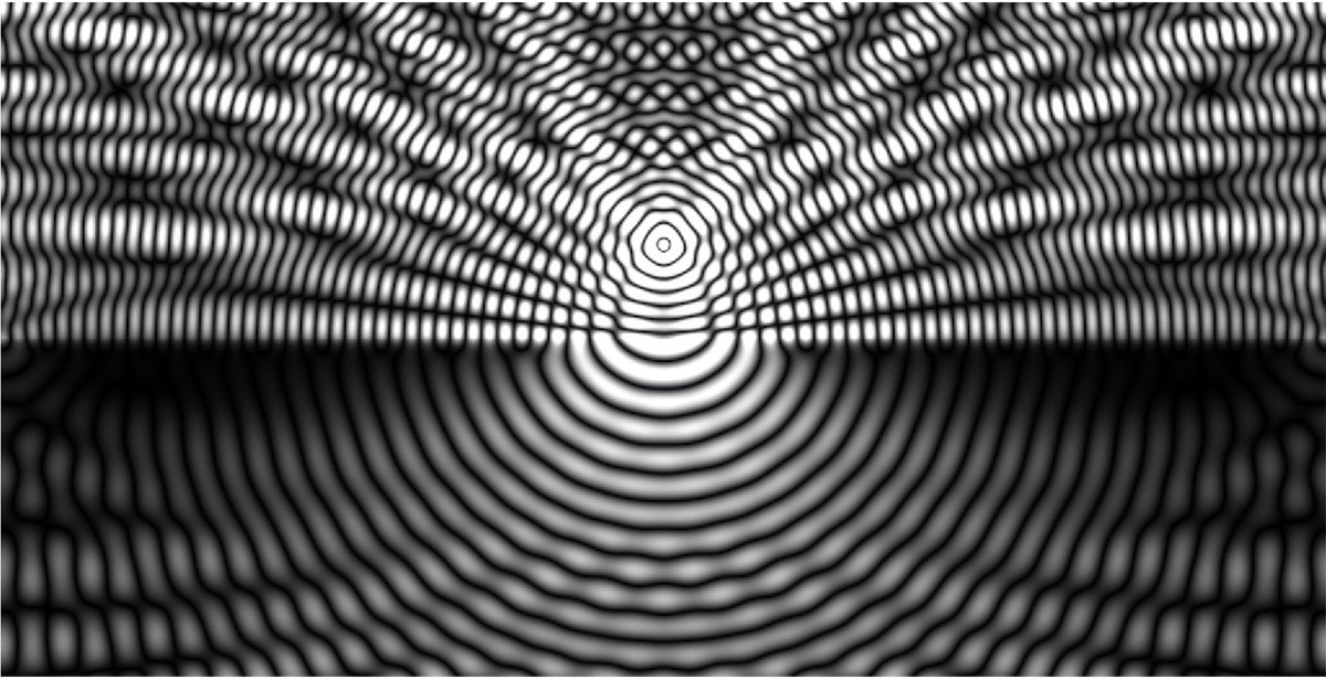 ASA_POMA's tweet photo. Reflection and refraction of sound waves at a smooth boundary of two liquids: https://t.co/Oy97tkSrTg

#asa178 #acoustics #computation #WaveScattering https://t.co/j10q2gcg0X