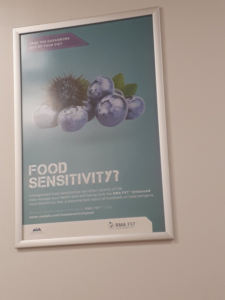 EricaShenfeld's tweet photo. many of my patients take my reqs to @LifeLabs. While waiting for tests ordered by the family doctor they trust, they're bombarded by ads for unscientific, disproven $ grabs like this. Patients spend hundreds of $, and then are needlessly avoiding foods they aren't allergic to. /1 https://t.co/usVWpc3mxB