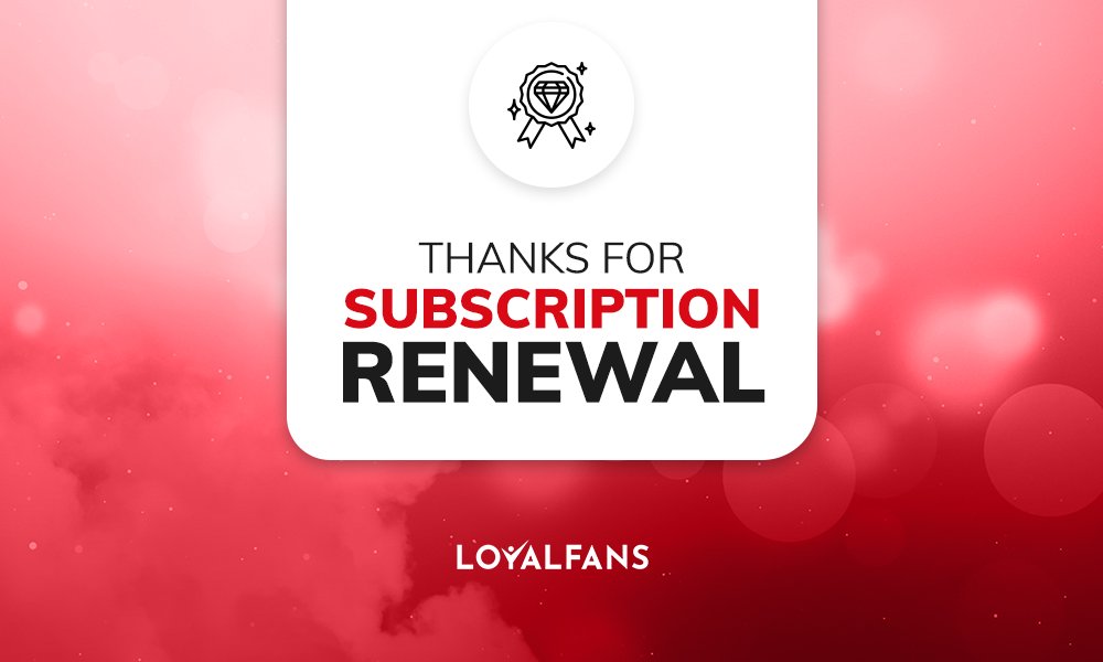 I just got a subscription renewal on #realloyalfans. Thank you to my most loyal fans! https://t.co/NcjZOXhytH