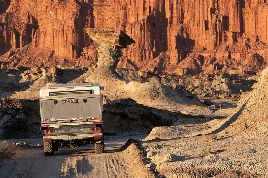 NimblVehicles's tweet image. Point your nose south and keep going. Your camp spots and trails are as epic as anything you'll have seen before. Several of our rigs are on the road, full time, soaking up anything the trails have to offer. 
[Image by - Guided by Wolves - Ischigualasto National Park, Argentina]