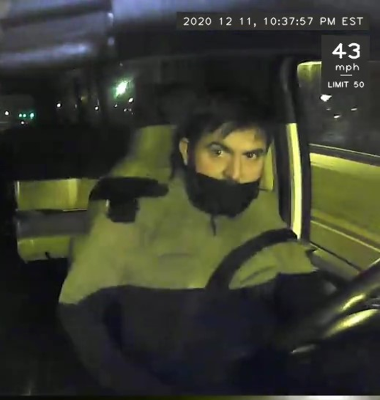 FairfaxCountyPD's tweet photo. George Mason University Police Department is asking for your help in identifying the man pictured below who stole a limousine bus on Dec. 11, 2020. For more information and how to submit a tip, visit https://t.co/dCOH2K5IMj. https://t.co/CjbF95gG61