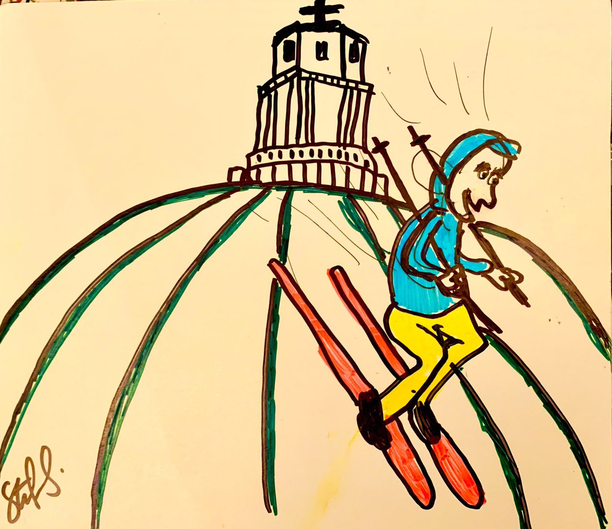 StefSimanowitz's tweet photo. #LockdownSports
St Paulβs Cathedral skiing β·
If you ask the chaplain of @StPaulsLondon heβll take you up to the Whispering Gallery from where you can get onto the βslopesβ (the Dome)
Itβs a black run!
Dome skiing also available at the Pantheon, Rome & Hagia Sophia, Istanbul https://t.co/mXoH6D1UKc