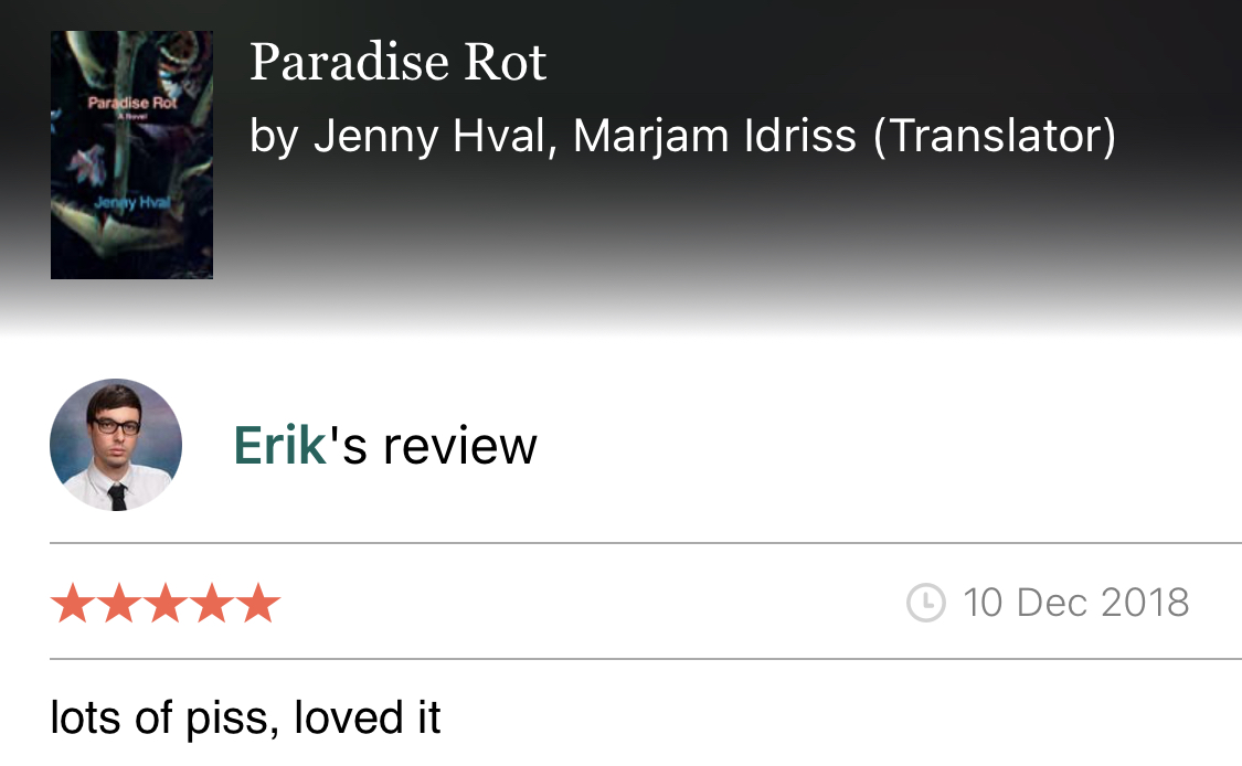 Goodreads, Bizarre Reviews tweet media