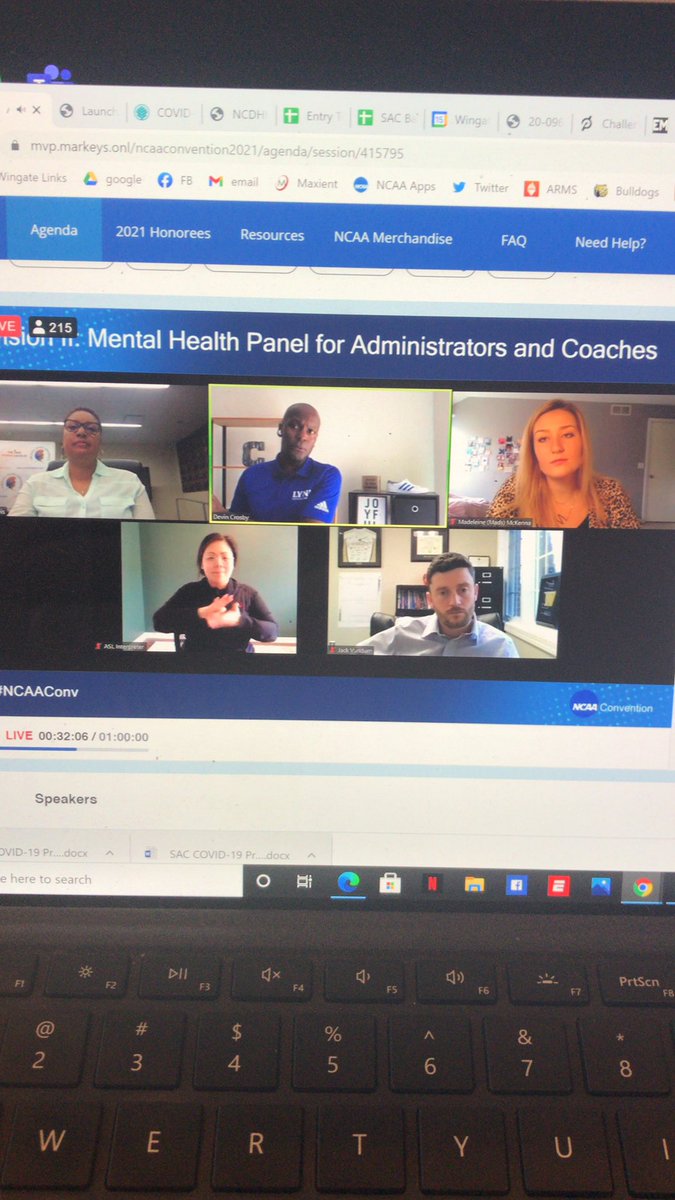Caddigan10's tweet photo. Proud of @Wingate_WSoccer head coach @JackVundum participation on the “Mental Health Panel for Administrators and Coaches” panel at the NCAA convention! https://t.co/FZPRUh9p4X