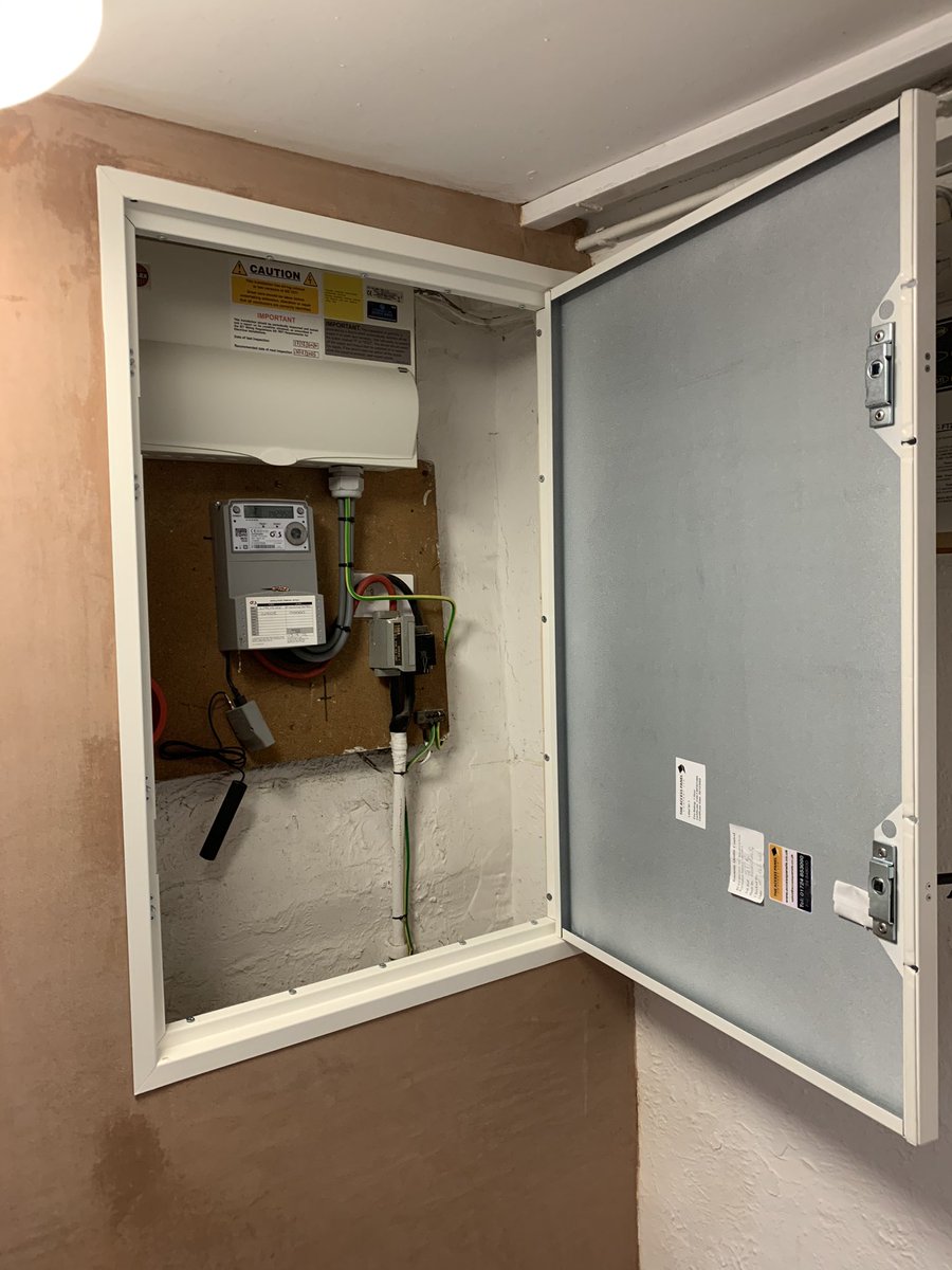 A bit of variety this week! Wylex consumer unit installed with surge and RCBOs!  Fire proof cupboard, using timber stud and plastered! Then a bit of metal work to finish off the week!