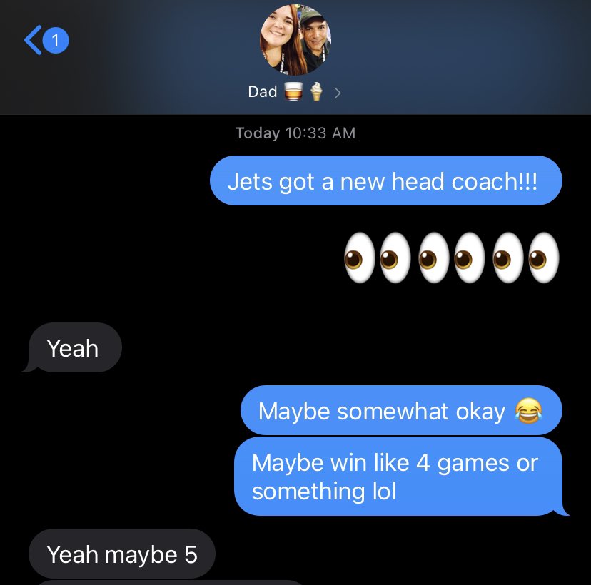 daniellevivs's tweet photo. Being a #jets fan keeps you humble 😂🏈 #jetlife https://t.co/rk7Mp8RLSP