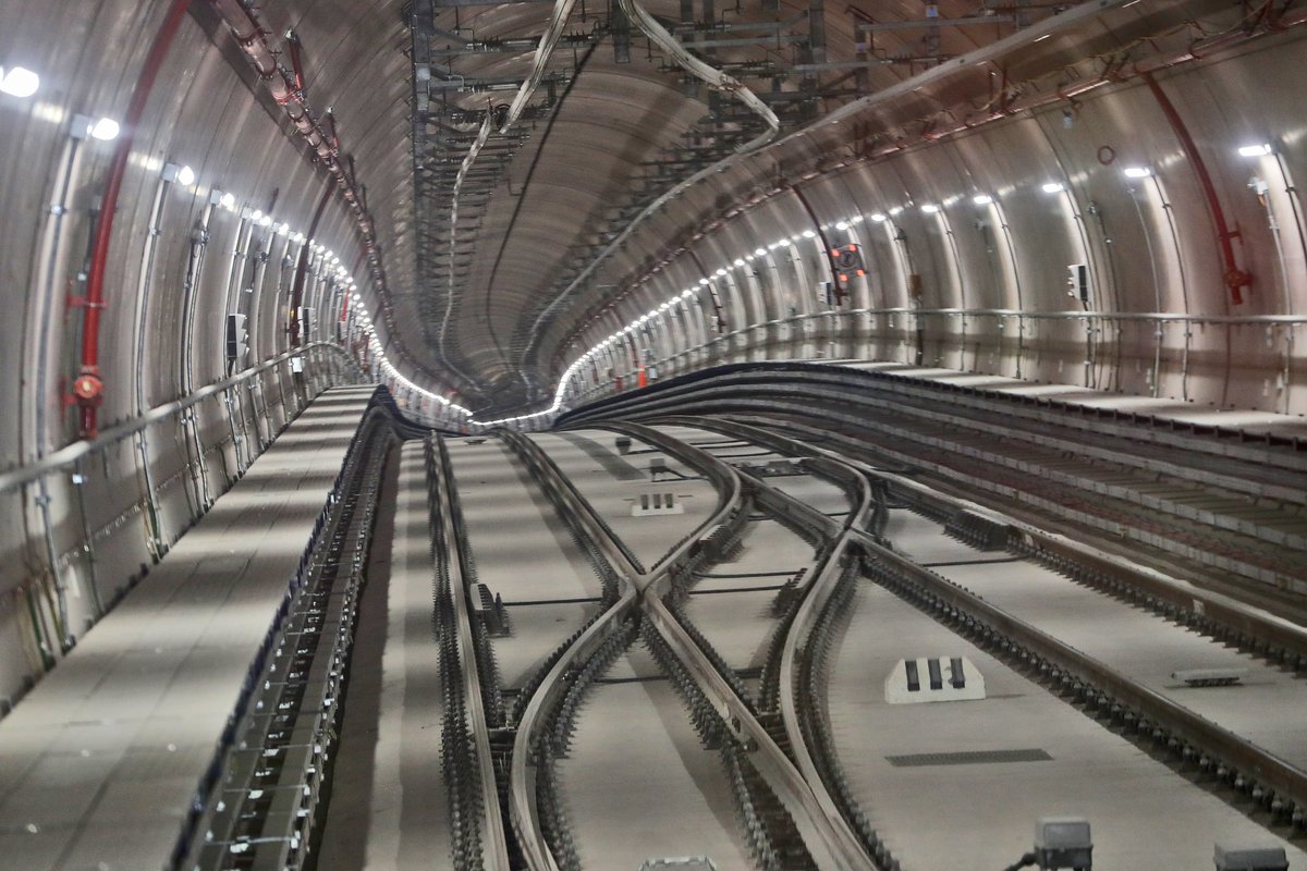 en_obras's tweet photo. Lima-Santa Anita: Avances en la línea 2 del Metro de Lima, estación Hermilio Valdizan. Cortesía del MTC. https://t.co/ZctCRteiMB
