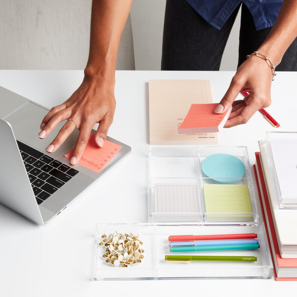 Meet Noted by @postit, a collection of thoughtfully designed desktop accessories to help inspire, wrangle and commemorate life’s most notable moments. Now available at @target. #NotedbyPostit