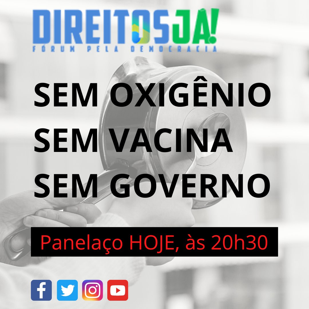 direitosjaforum's tweet photo. #semoxigenio @semvacina #semgoverno #panelaço https://t.co/Ni0UbpprdS