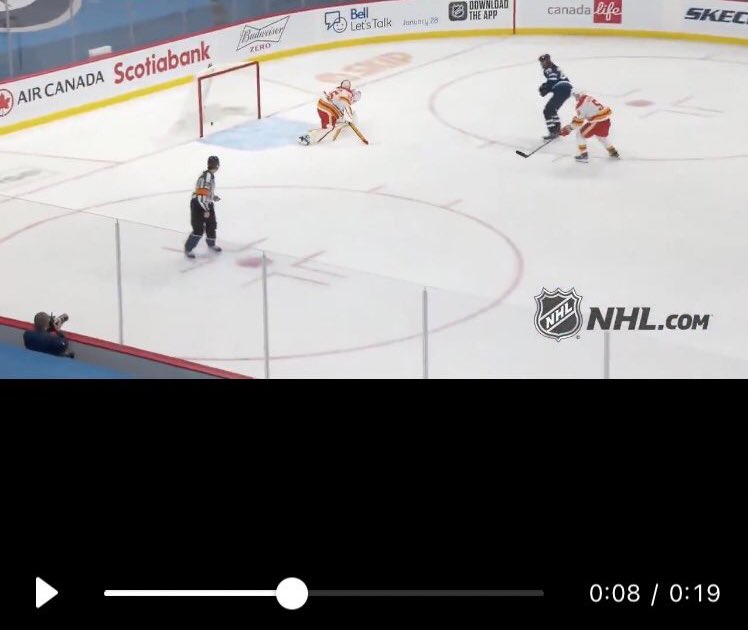 spinohockey's tweet photo. And the same thing with his first goal of the game. #LaineLaser #NHLJets #GoJetsGo https://t.co/eRt46Tyean