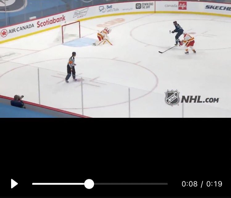 spinohockey's tweet photo. And the same thing with his first goal of the game. #LaineLaser #NHLJets #GoJetsGo https://t.co/eRt46Tyean