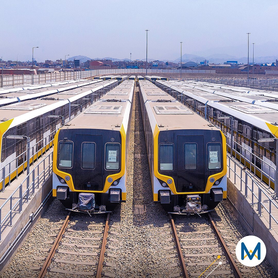 en_obras's tweet photo. Lima-Santa Anita: Patio taller de la Línea 2 del Metro de Lima. Cortesía de la Línea 2 del Metro de Lima. https://t.co/xsjQdupPfO
