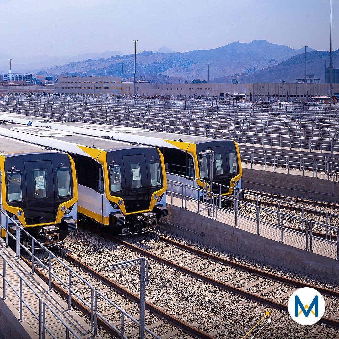 en_obras's tweet photo. Lima-Santa Anita: Patio taller de la Línea 2 del Metro de Lima. Cortesía de la Línea 2 del Metro de Lima. https://t.co/xsjQdupPfO
