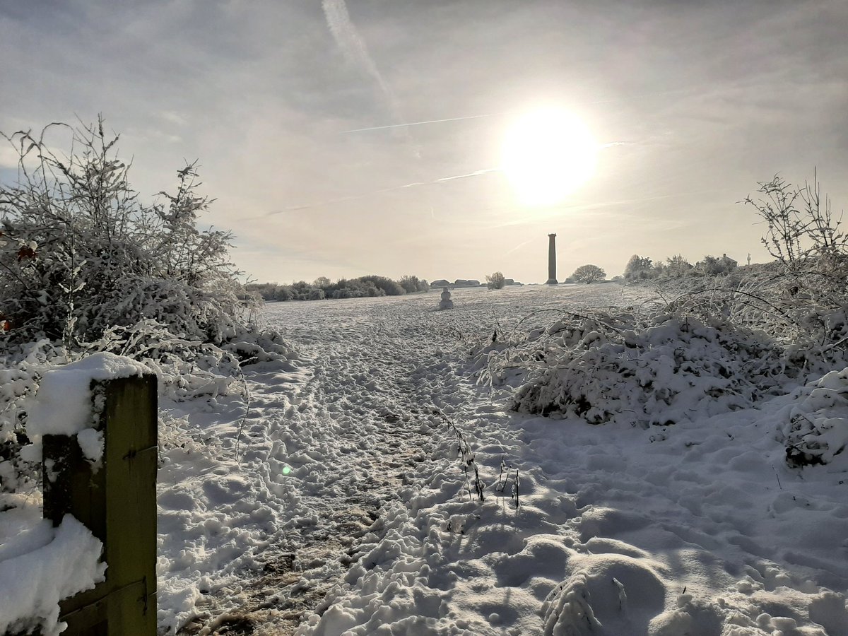 fiwerra's tweet photo. Lovely to be out today, but obviously staying local. Enjoyed our wintry daily exercise ☃️ Lucky to have nice walks from our doorstep. Just sharing a few photos as I haven't for a while 😊 #StayingLocal #KeppelsColumn #ScholesVillage https://t.co/QwXz8Uif80