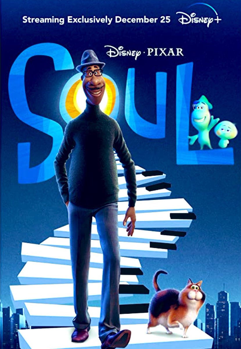 Awzc3's tweet photo. فلم Soul 

يعاني فنان موسيقي من فقدان الشغف، وعندما يتعرض لحادث غريب وتنتقل روحه لجسد آخر، يصبح عليه البحث عن مخرج بمساعدة روح تحاول تذكر الماضي في سبيل العودة لجسده عن الاستمتاع بالحياة وأن تكون حاضر في كل موقف وكل لحظة وكأنها الأخيرة عيش اللحظه

من انتاج دزني https://t.co/wIYL6MF1wp
