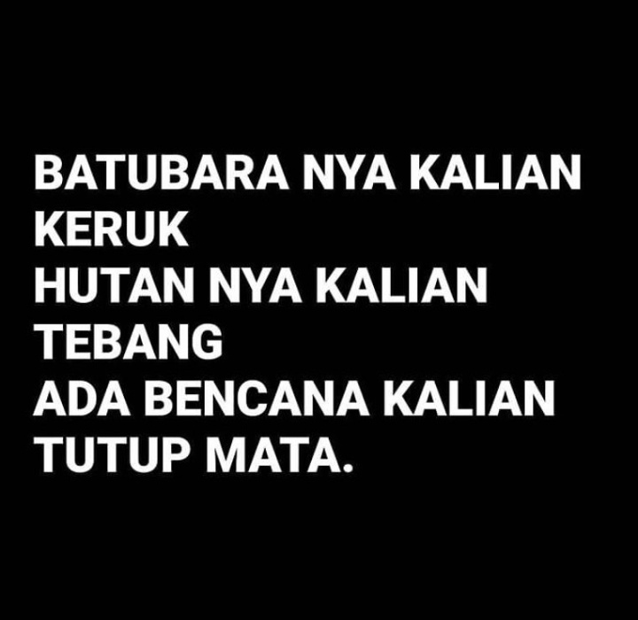 rr_bbani's tweet photo. Paru paru Indonesia bahkan dunia sedang sakit 
KALIAN KEMANA?
#KalselJugaIndonesia https://t.co/yn01QYiKGq